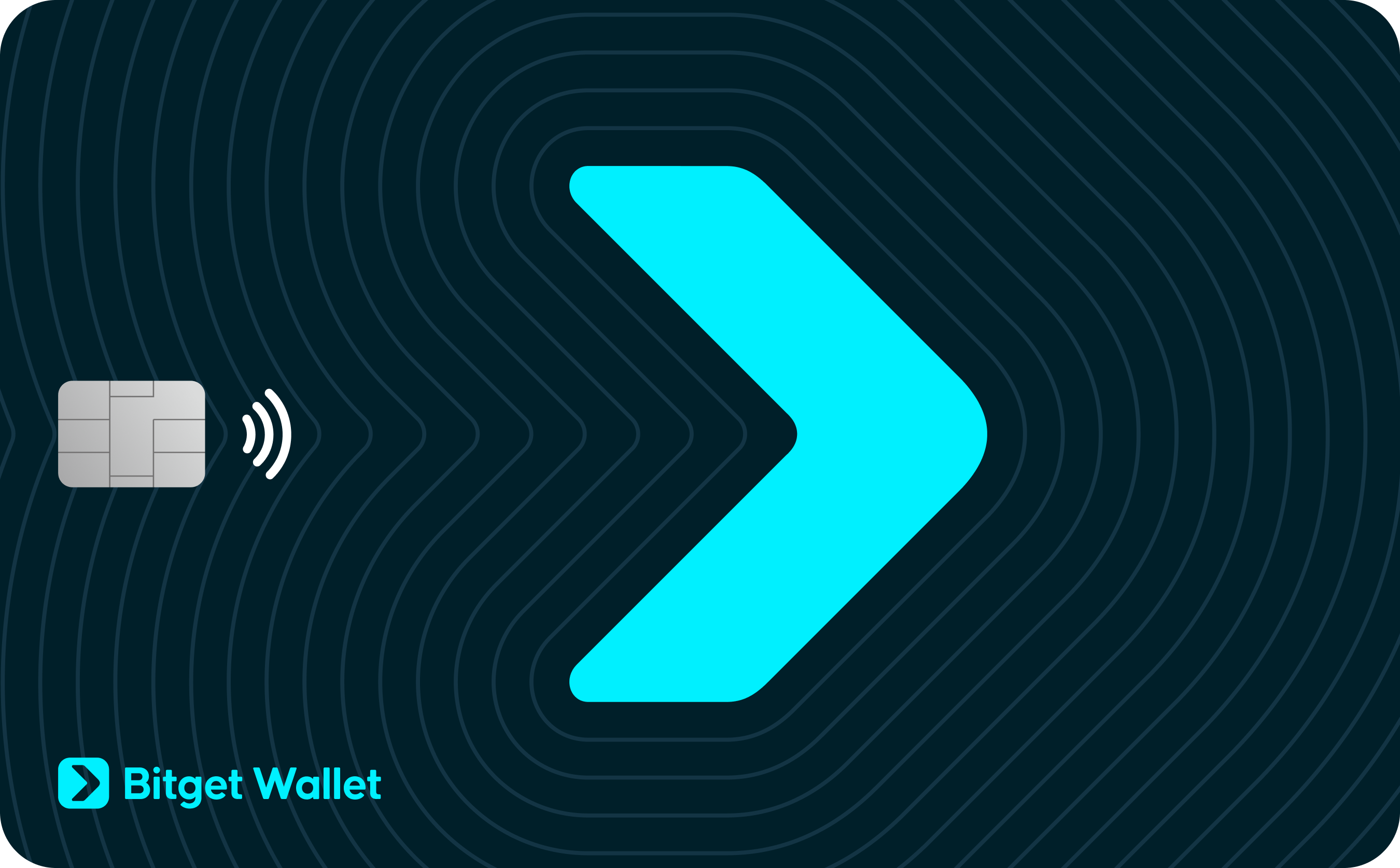 Bitget Wallet Card design, standard version